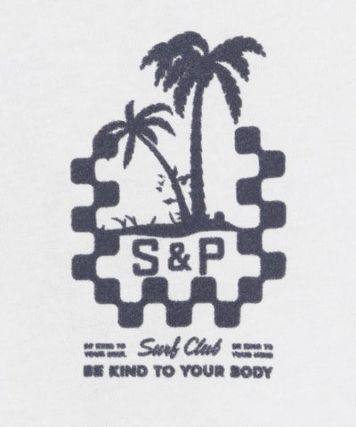 SURF＆Palms Vintage Like Graphic Men's T-shirt