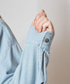 SURF＆Palms Vintage Washed Denim Shirt Dress