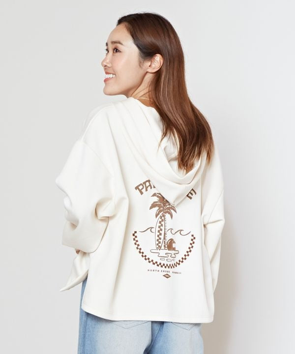 SURF＆Palms Cardboard Knit Hoodie