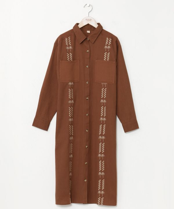 SURF＆Palms Cotton Shirt Dress