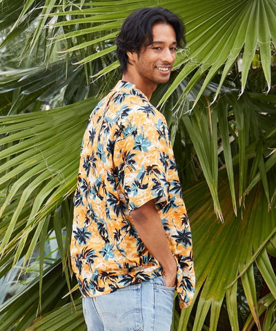 SURF＆Palms Hawaiian Shirt