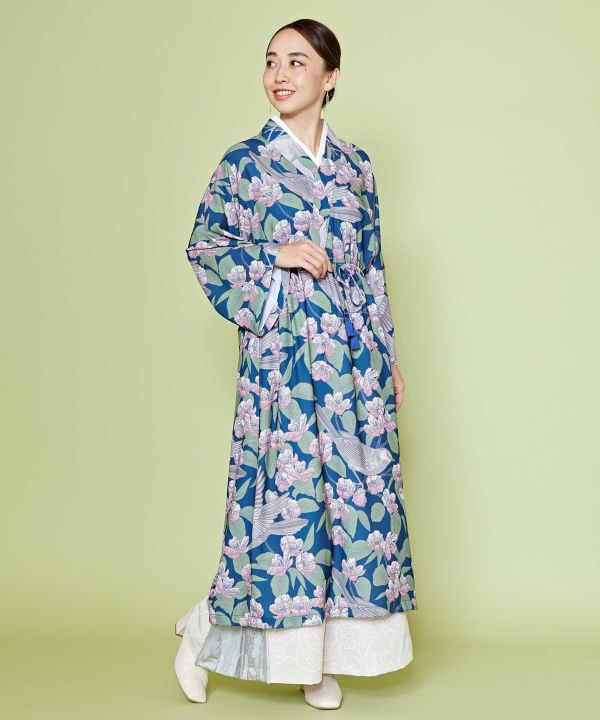 SAEZURI - One Piece Kimono Style Dress