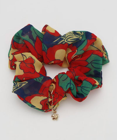 HANA FUKURE Floral Scrunchie