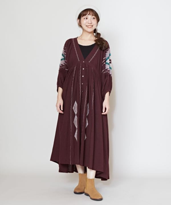 Embroidered Cotton Dress