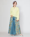 Paisly Printed Wide Leg Pants