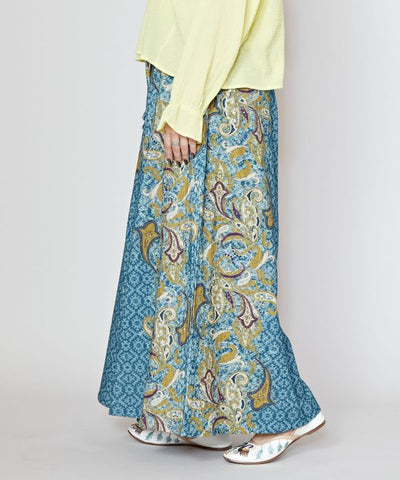 Paisly Printed Wide Leg Pants