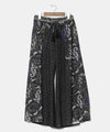 Paisly Printed Wide Leg Pants