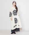 Embroidery Volume Sleeve Cotton Dress