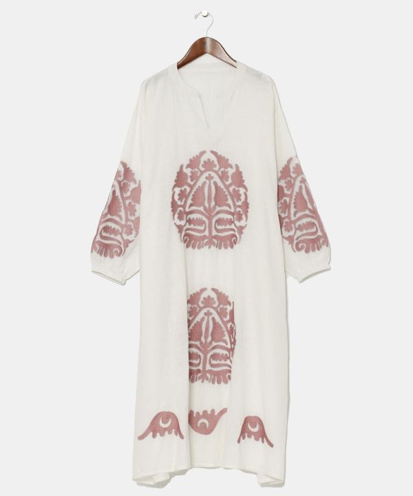 Embroidery Volume Sleeve Cotton Dress