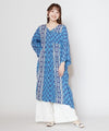 Silk Road Block Print Shirt Dress