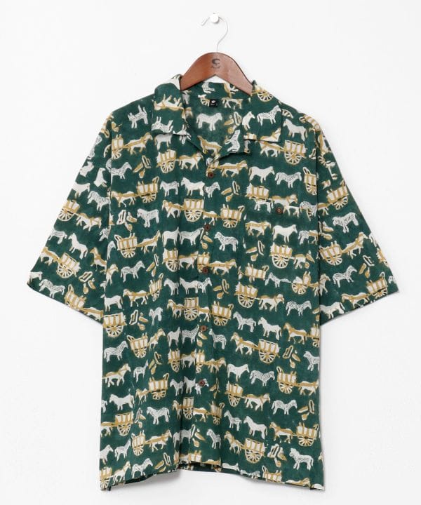 Silk Road Block Print Shirt