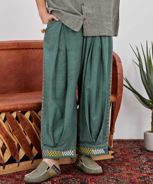 Men's Bohemian Barrel Leg Pants