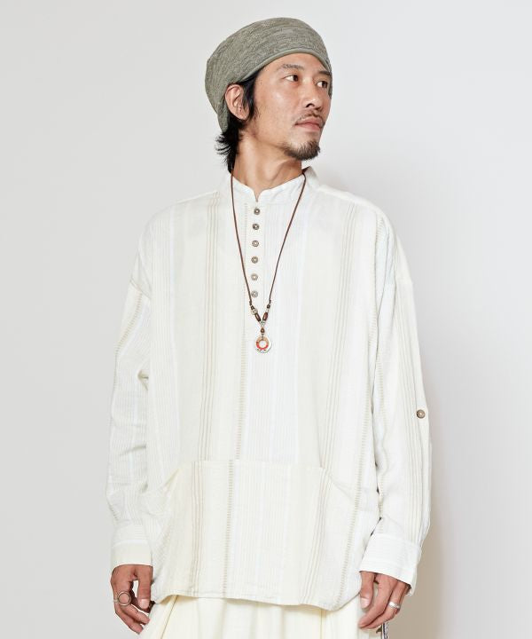 Men's Striped Kurta Top