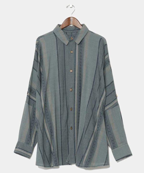 Men's Striped Bohemian Shirt