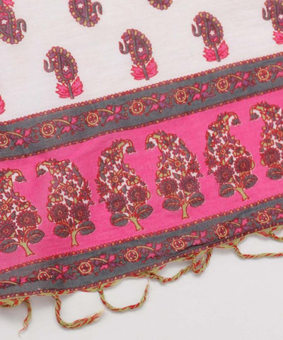 Indian Cotton Square Scarf