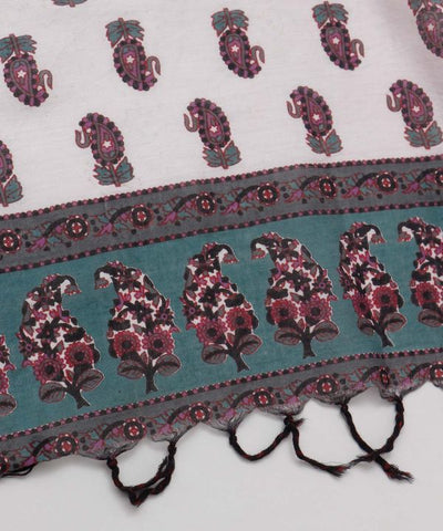 Indian Cotton Square Scarf