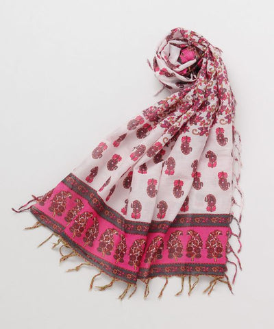 Indian Cotton Square Scarf