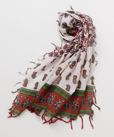 Indian Cotton Square Scarf