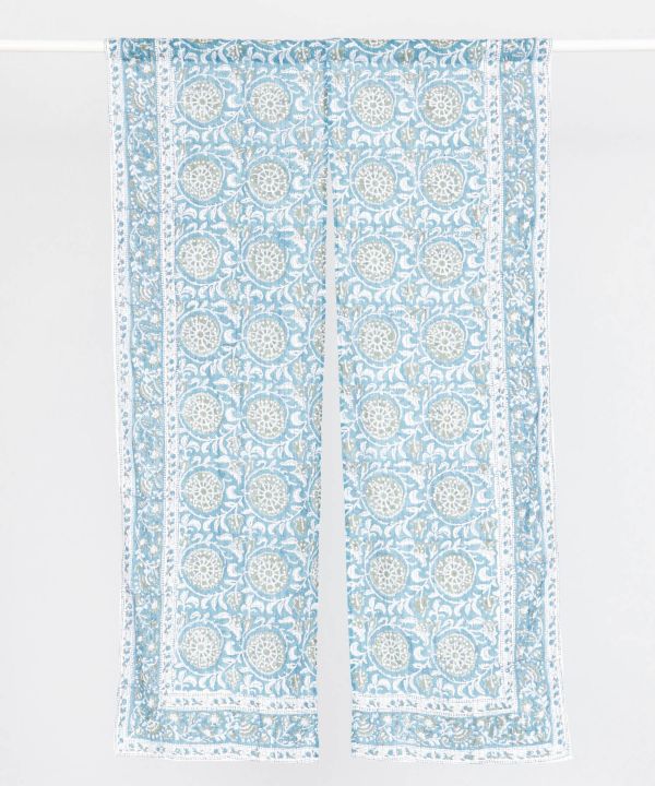 Block Print Breezy Noren Curtain