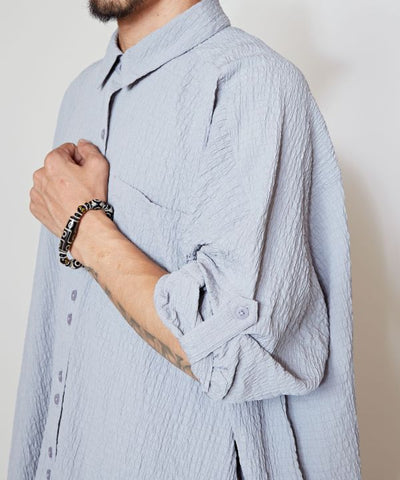 Bubble Crepe Effortless Shirt