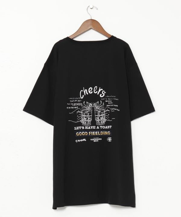 YOKOHAMA BEER x grn x Amina Cheers T-Shirt