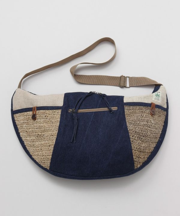 Nepalese Hemp Round Shoulder Bag