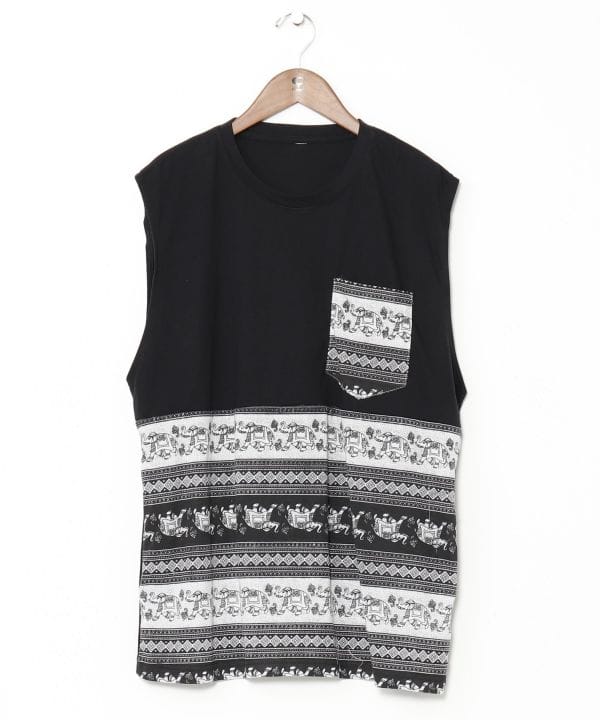 Striped Elephant Tank Top