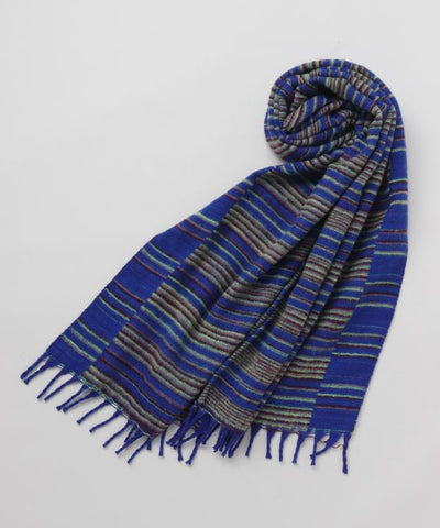 Colorful Striped Acrylic Stole