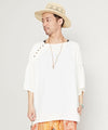 Linen Mix Oversized Unisex Top