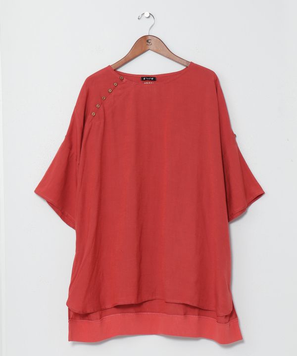 Linen Mix Oversized Unisex Top