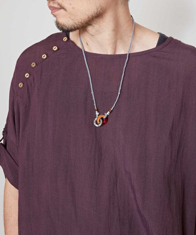 Linen Mix Oversized Unisex Top
