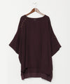 Linen Mix Oversized Unisex Top