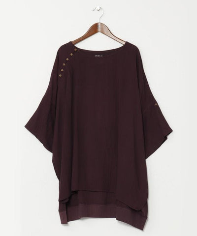 Linen Mix Oversized Unisex Top