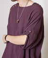 Linen Mix Oversized Unisex Top