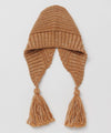 Knitted Beanie with Tassel