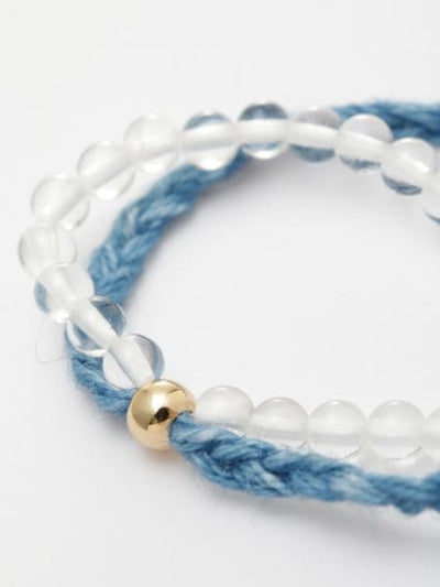 INDIGO Dye Hemp Cotton Strings Bracelet