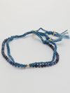 INDIGO Dye Hemp Cotton Strings Bracelet