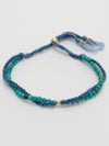 INDIGO Dye Hemp Cotton Strings Bracelet