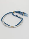 INDIGO Dye Hemp Cotton Strings Bracelet