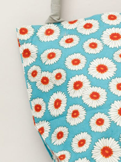 Floral Print Bucket Tote Bag