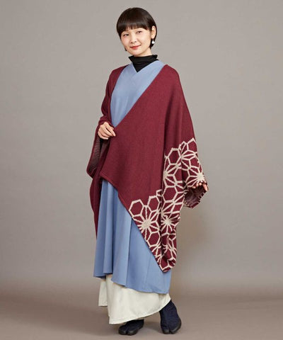 Japanese Crest Motif Knitted KIMONO Cardigan