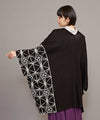 Japanese Crest Motif Knitted KIMONO Cardigan