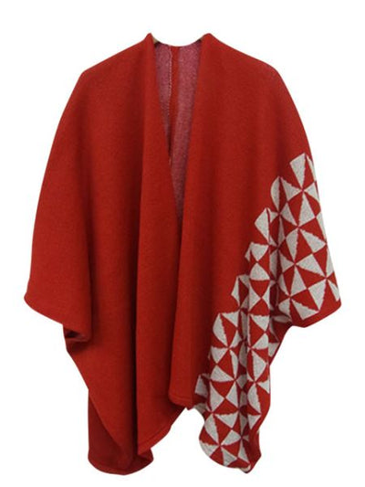 Japanese Crest Motif Knitted KIMONO Cardigan