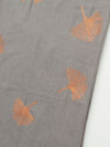 Ginkgo Embroidered Scarf