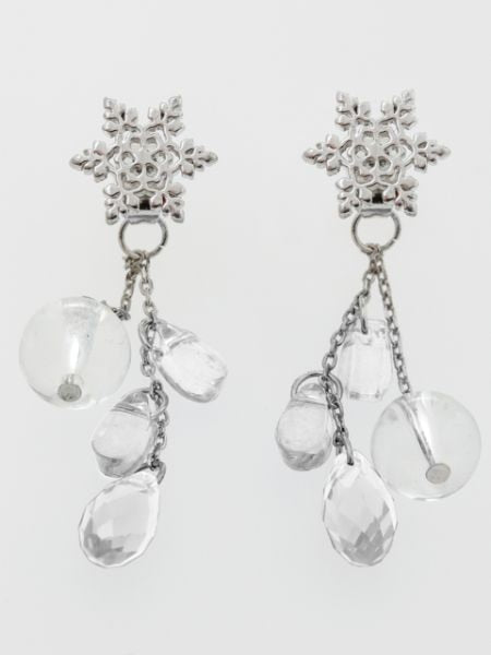 Openwork Flower Earrings