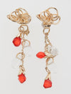 Openwork Flower Earrings