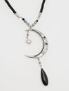 Sun and Crescent Moon Necklace