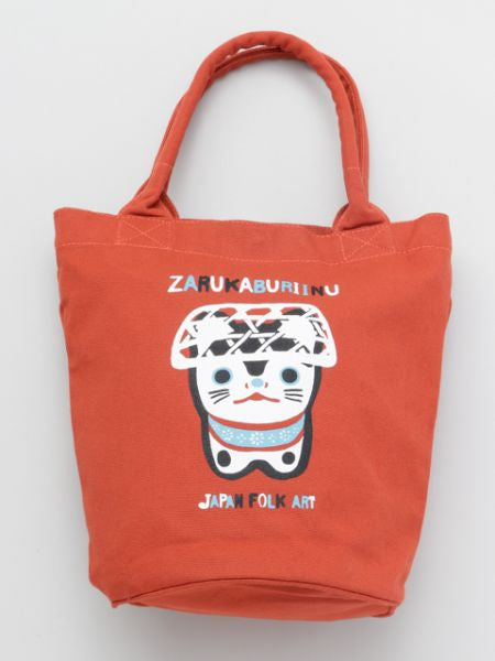 Japanese Traditional Craft Printed Bucket Tote Bag