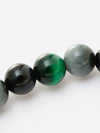 JIRITSU - Green x White Tiger Eye Bracelet