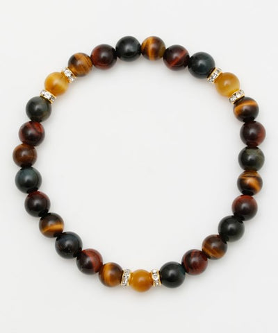 JIRITSU - Golden x Red Tiger Eye Bracelet